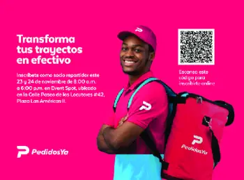 Inicia como repartidor con pedidosya en santo domingo dn