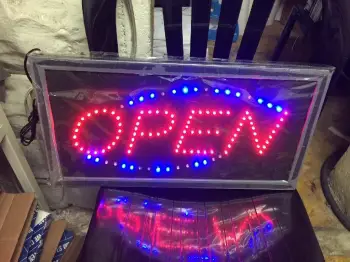 Lote letreros led open