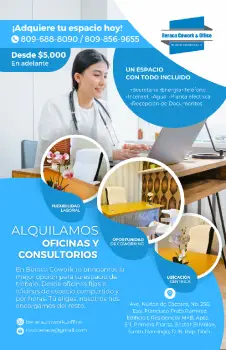 Alquiler de espacios de oficinas compartidas y fijas.todo incluido. en