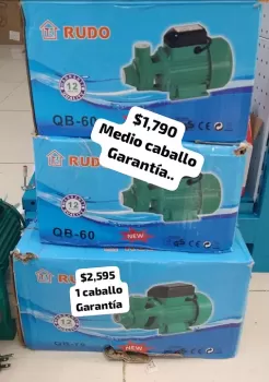 Bomba de agua de 1 hp tienda fisica nuevos calidad y garantia