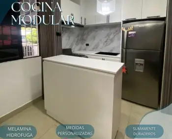 Cocina modular y muchos diseños