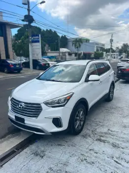 Hyundai grand santa fe 2017 3 fila terracotta impecable