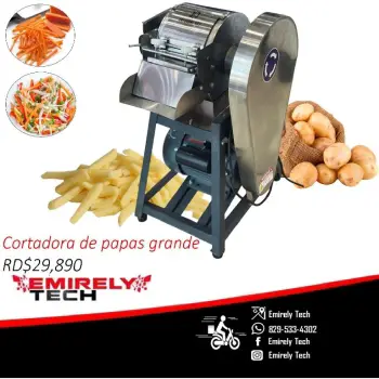 Cortadora rebanadora grande para papas zanahorias verduras