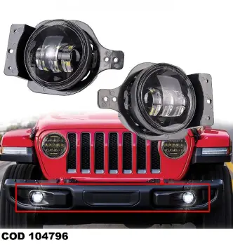 Halogenos jeep wrangler 18/ gladiador 20 smoke led