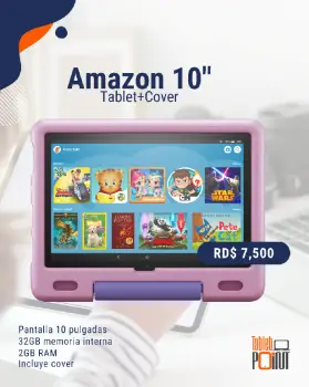 Amazon fire 10 hd - con cover en santo domingo dn