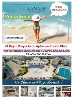 Adquiera su apto en el mejor proyecto de playa dorada...xandu