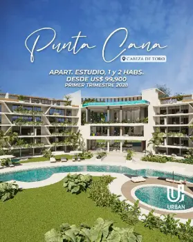 Apartamentos estudio 1 y 2 habitaciones desde us99900 en punta cana