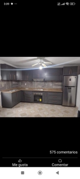 Cocina en hidrofugo ???? color gris