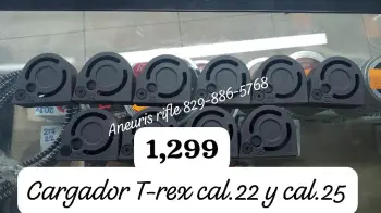 Rifle cargador t-rex ca.25 y cal.22 pcp