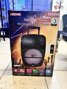 Bocina portátil 12” 5500w