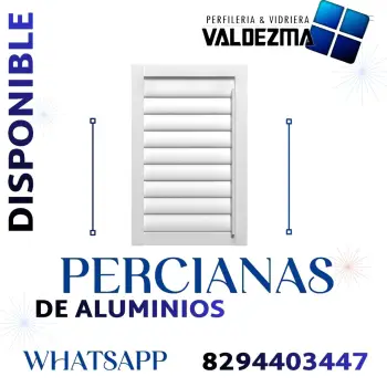 Percianas de aluminio disponible de valdezma