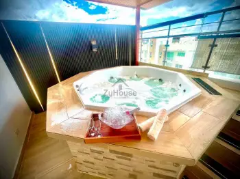 Penthouse amueblado 3 habitaciones/3 baños/terraza/bbq y jacuzzi en re