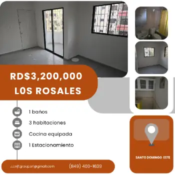Vendo apartamento en los rosales