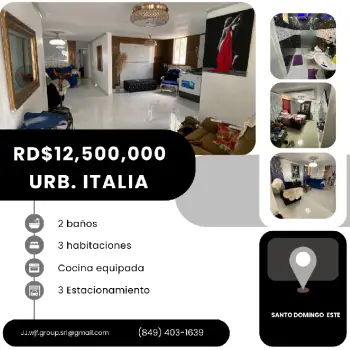 Vendo hermosa casa en urbanización italia
