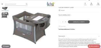 Corral con cambiador y colchon