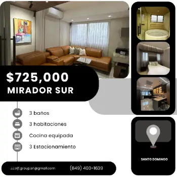 Elegante apartamento en mirador sur