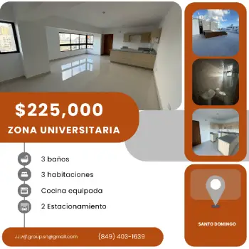 Apartamento nuevo en zona universitaria