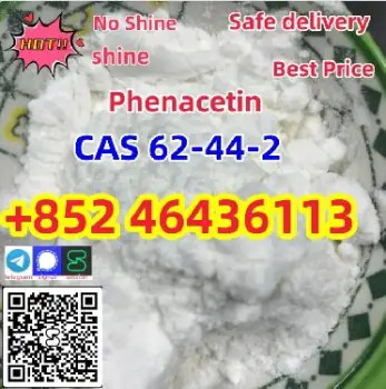 99 high purity cas 62-44-2 phenacetin crystals for pain relieving with