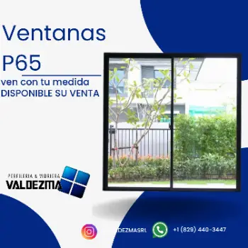 Ventanas p65 disponibles en valdezma