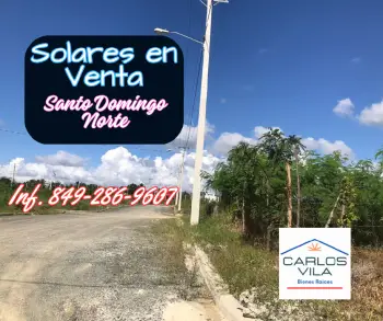 Solares en venta en santo domingo norte