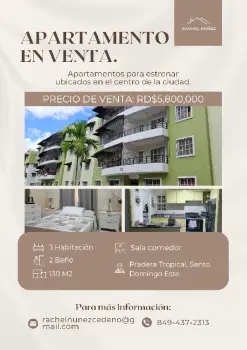 Apartamento en venta en san isidro.
