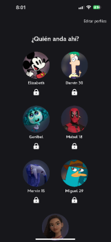 Cuentas de disney 4k primiun