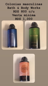 Colonias y cremas variadas bath  body works victoria’s secret pink hap