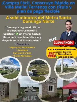 Exclusivo solar con título y deslindado y con facilidad de pago a cred