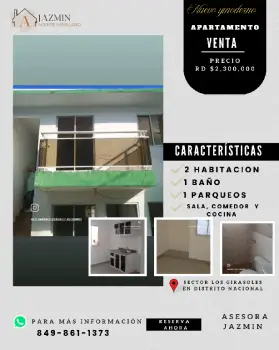 Se vende apartamento en los girasoles en distrito nacional