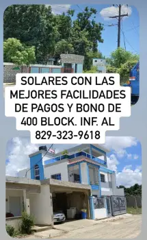 Solares con titulos accesibles.