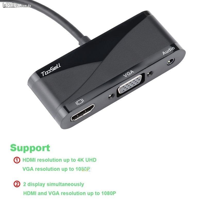 Usb Tipo C A Hdmi 4k Vga / Usb 3.1 Adaptador Foto 6565810-1.jpg