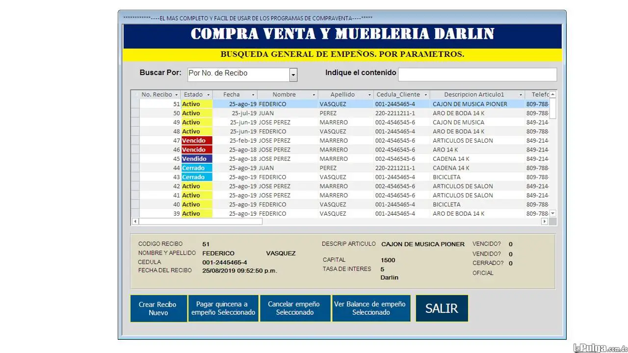 PROGRAMA PARA COMPRAVENTAS CASAS DE EMPEÑOS SOPORTE TÉCNICO Y GARANT Foto 6626899-4.jpg