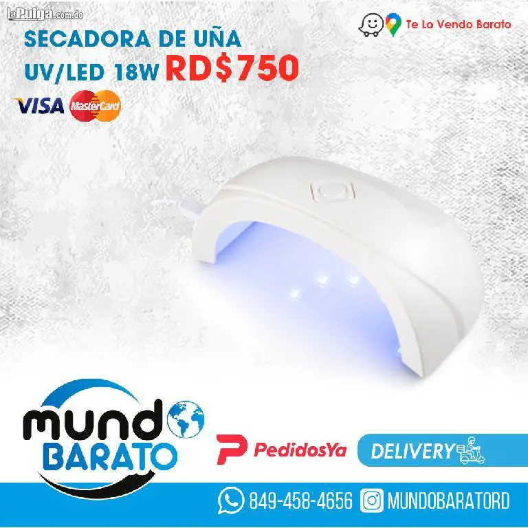 Lampara Luz Uv Led 6x Secadora De Uñas 18w soy Tienda Foto 6792060-2.jpg