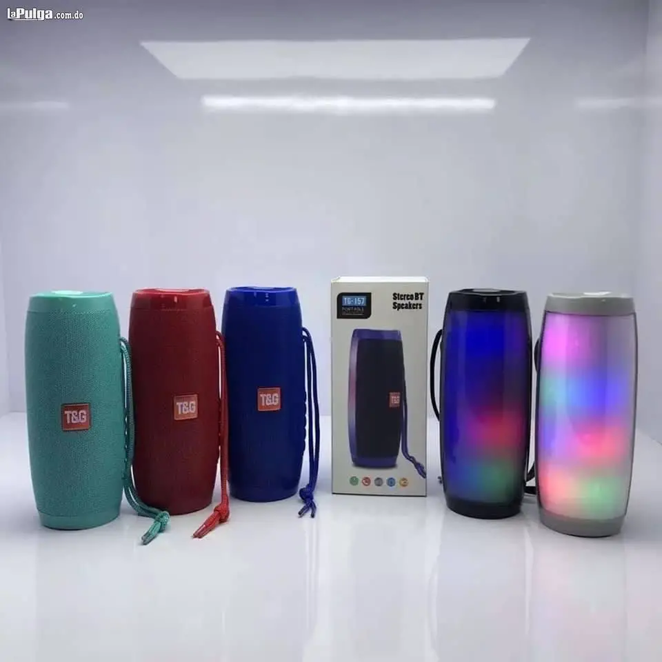 Bocina inalámbrica Bluetooth Con Luces LED RGB Portátil Altavoz Reca Foto 6863989-7.jpg