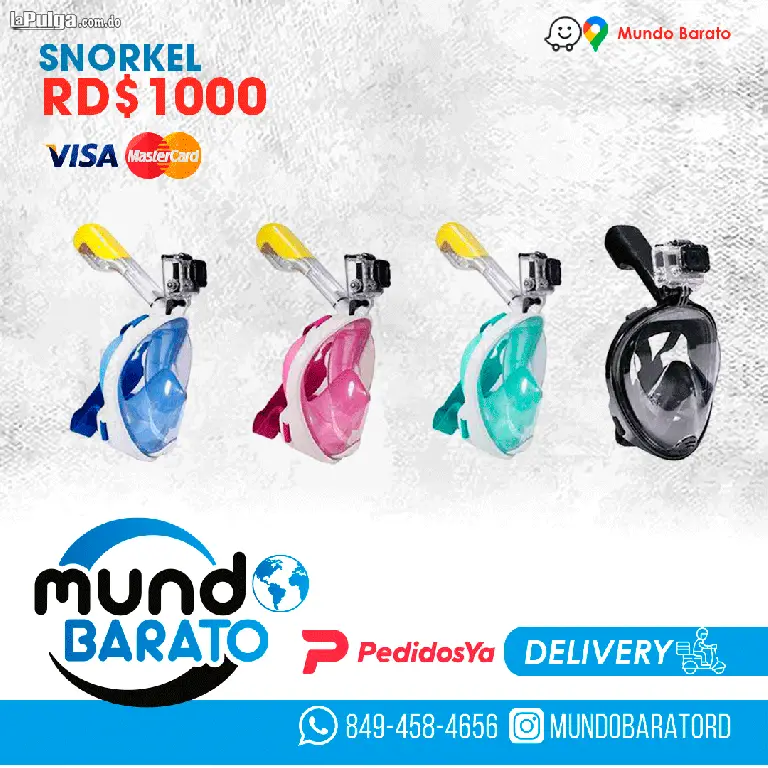 Mascara de buceo snorkel snorkeling 180 grados de vision anti empa Foto 6985948-5.jpg