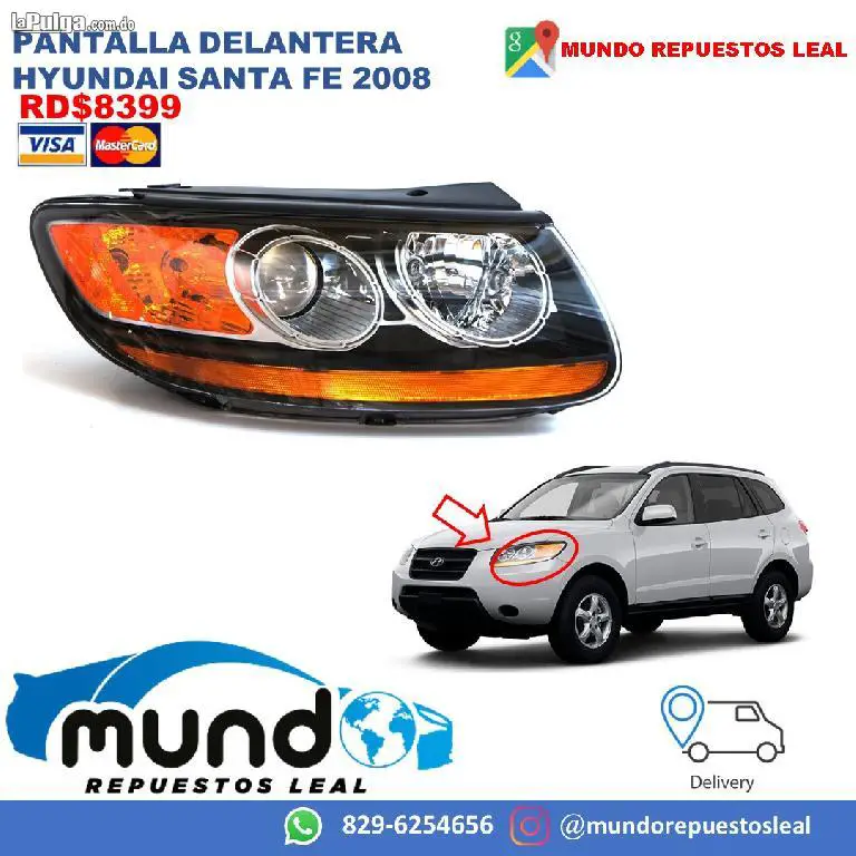 PANTALLA DELANTERA HYUNDAI SANTA FE 2008  Foto 7060075-1.jpg