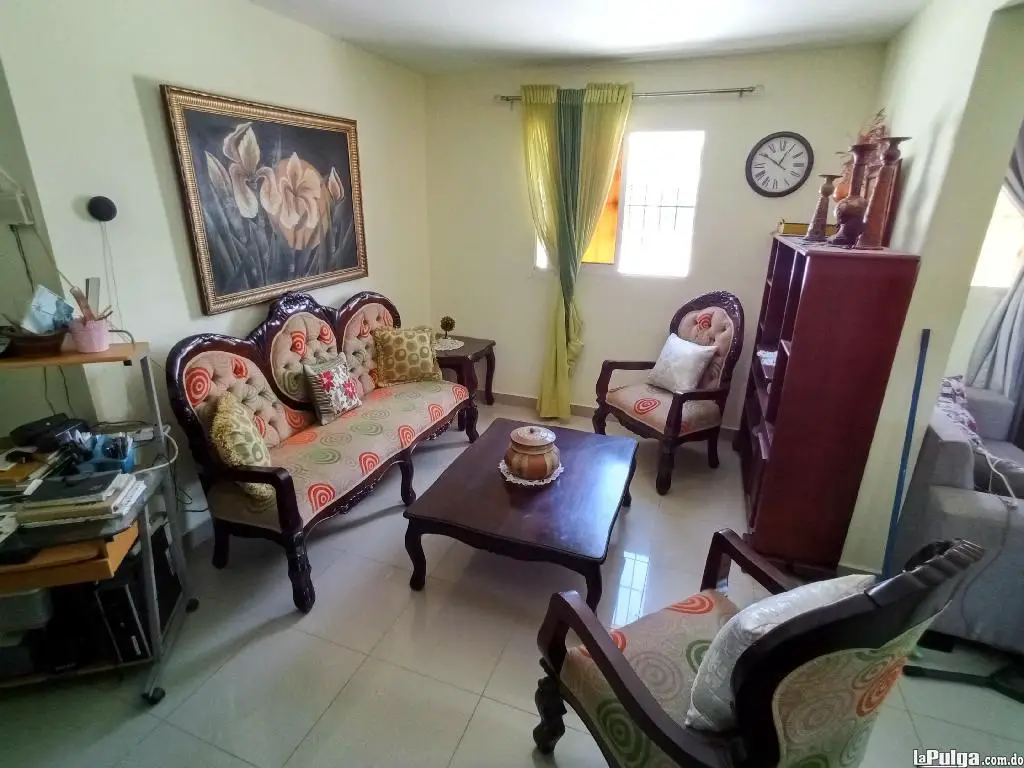 Juego de Muebles de Caoba Tapizado  Foto 7069344-3.jpg