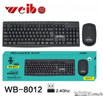 Teclado y Mouse Inalambrico Weibo WB-8012 Foto 7070173-1.jpg