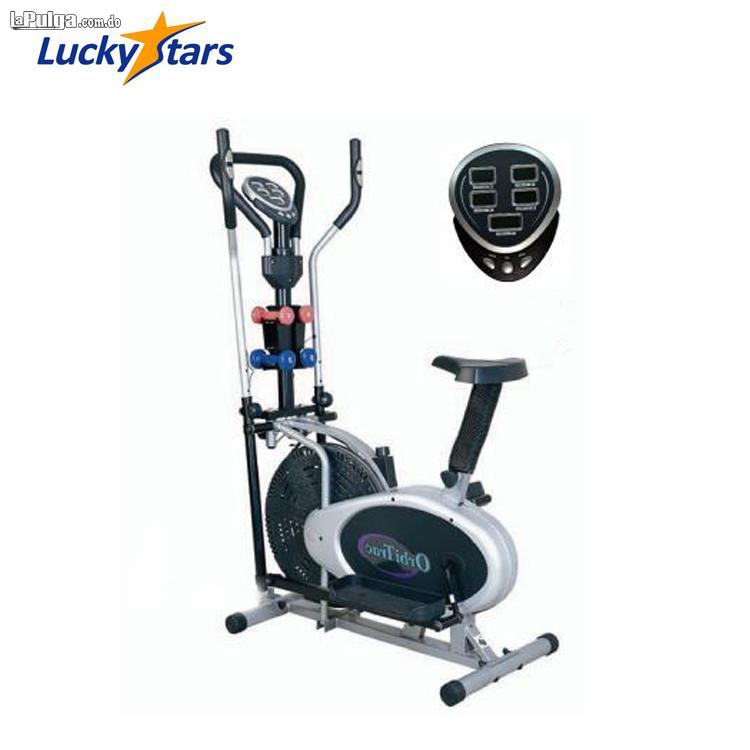 Elíptica Orbitrac bicicleta de fitness Ejercicio Gym  mancuernas esta Foto 7122668-4.jpg