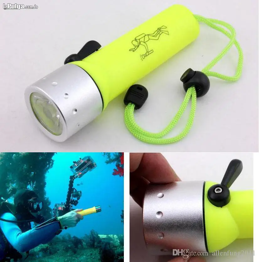 Linterna foco de buceo sumergible waterproof bajo el agua LUZ LED BRIL Foto 7124453-5.jpg