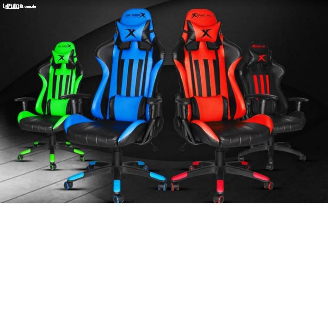 Silla gamer soporte lumbar Reclinable con ruedas. Gaming Videojuegos c Foto 7125378-4.jpg