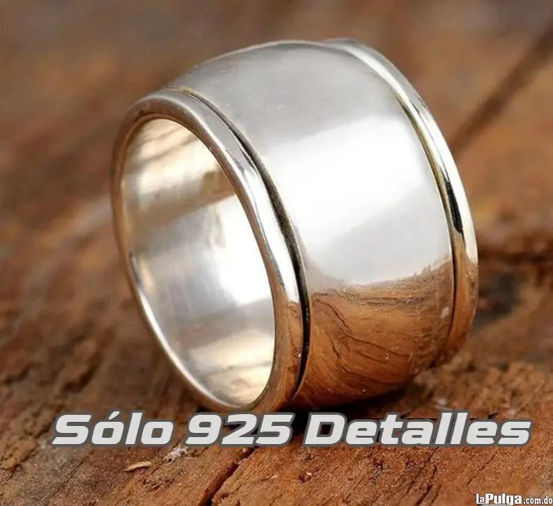 Anillo ancho Spinner giratorio 925 contra estres y ansiedad Foto 7137357-3.jpg