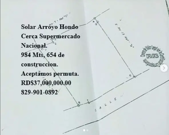 Solar Arroyo Hondo 984 Mts  Foto 7188372-1.jpg