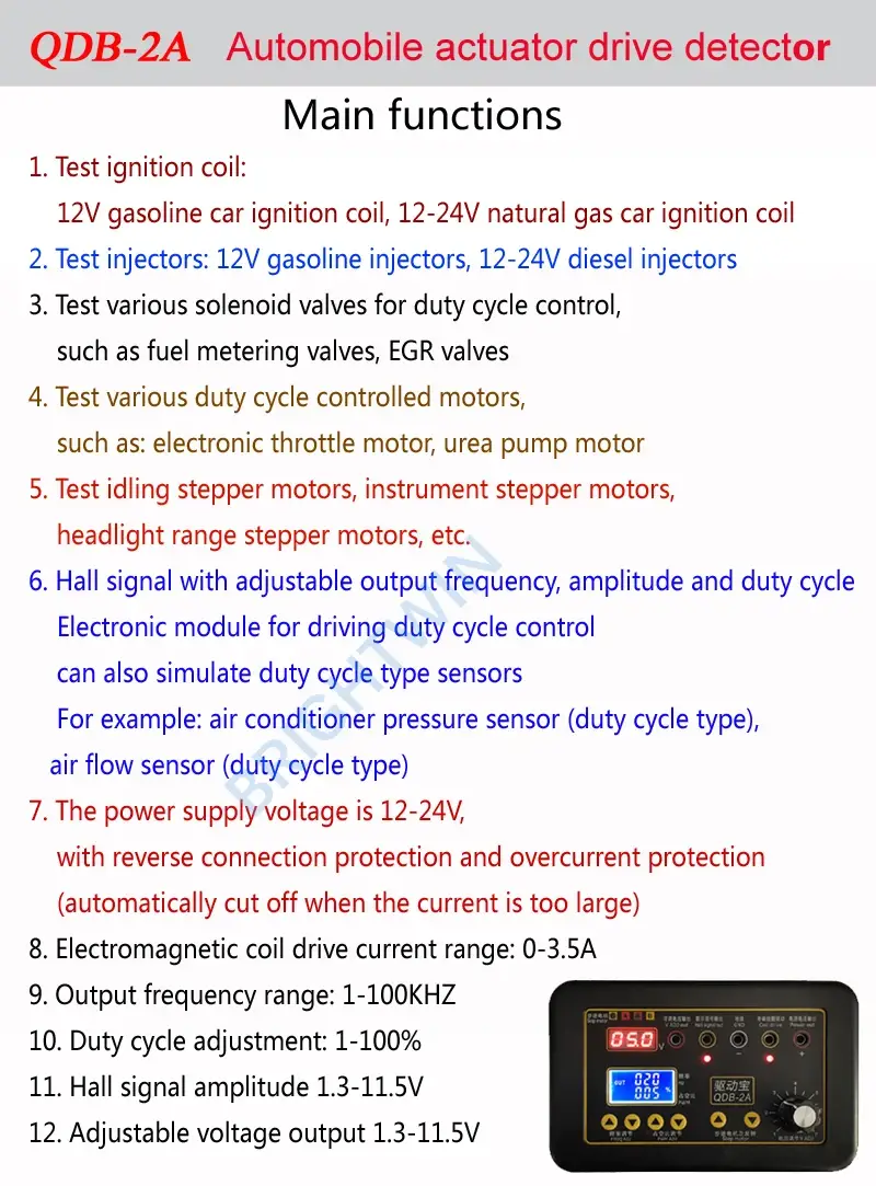 Probador de bobina encendido válvula solenoide. ralentí actuador de in Foto 7221305-5.jpg