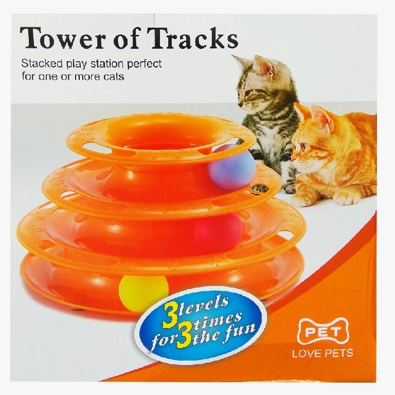 El disco Cat Tower Tracks juguete para gato Foto 7224072-3.jpg