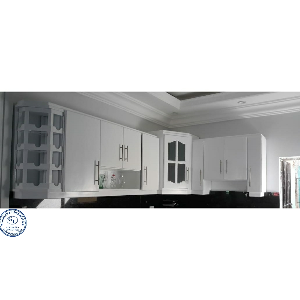 Gabinetes de cocina en color blanco fabricacion de acorde a tus medida Foto 7228294-1.jpg