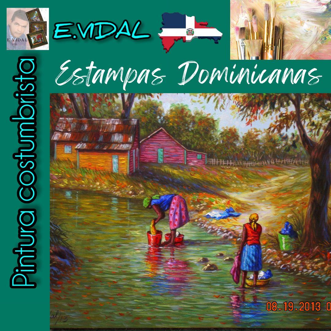 PINTOR DOMINICANO OBRAS DE ARTE E.VIDAL QRIGINAL PAINTING Foto 7253036-6.jpg