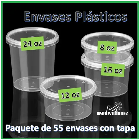 Envases Plásticos de 6 16 y 24 Onzas Foto 7257562-1.jpg
