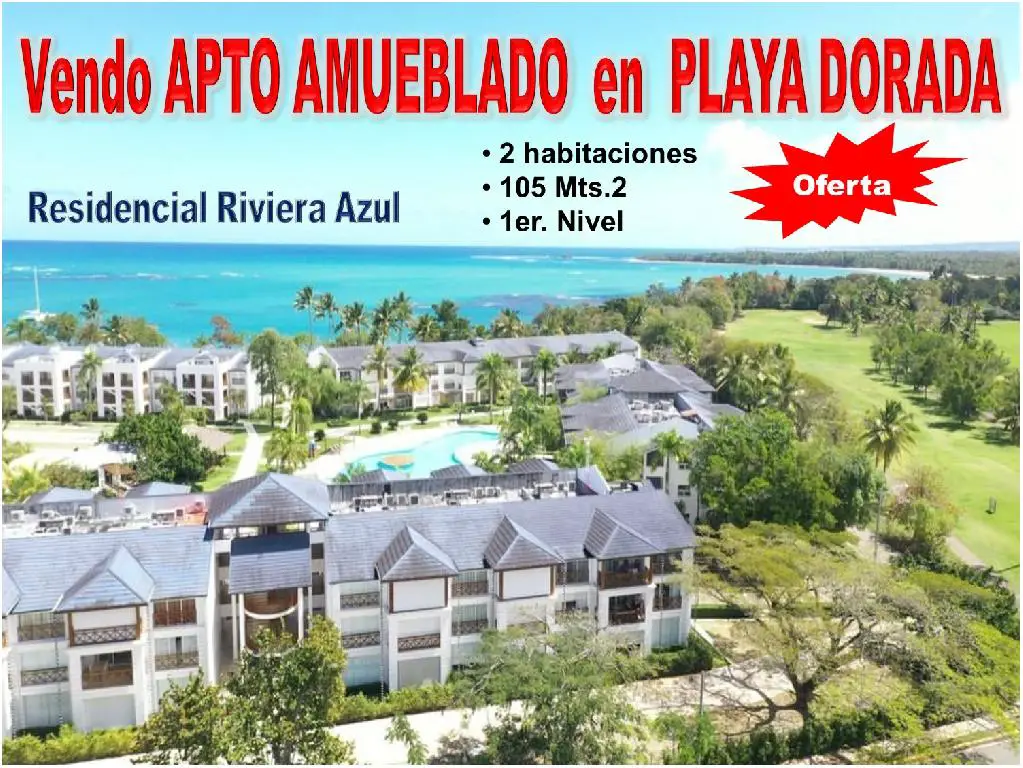 Vendo Apto Amueblado en Playa Dorada 2 HABS. 105 Mts.2 PUERTO PLATA Re Foto 7260772-1.jpg