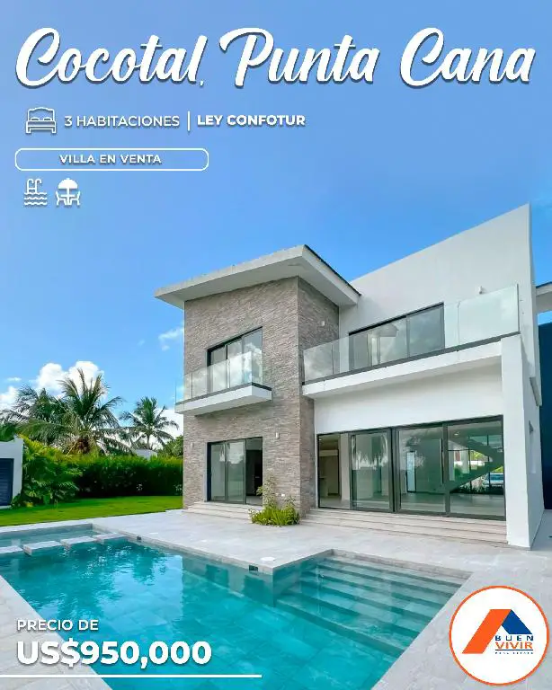 NUEVA Y MODERNA VILLA EN RES. COCOTAL PUNTA CANA Foto 7274956-1.jpg